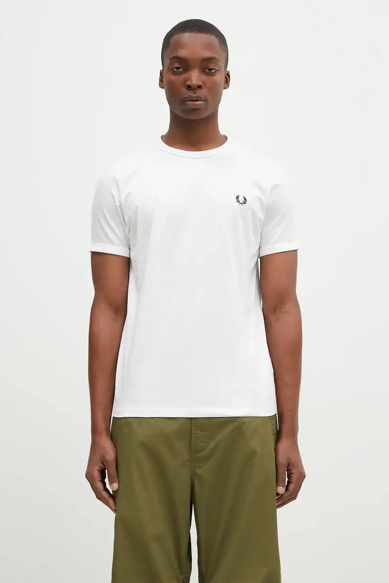 Fred Perry T-shirt Uomo Bianco 2245113