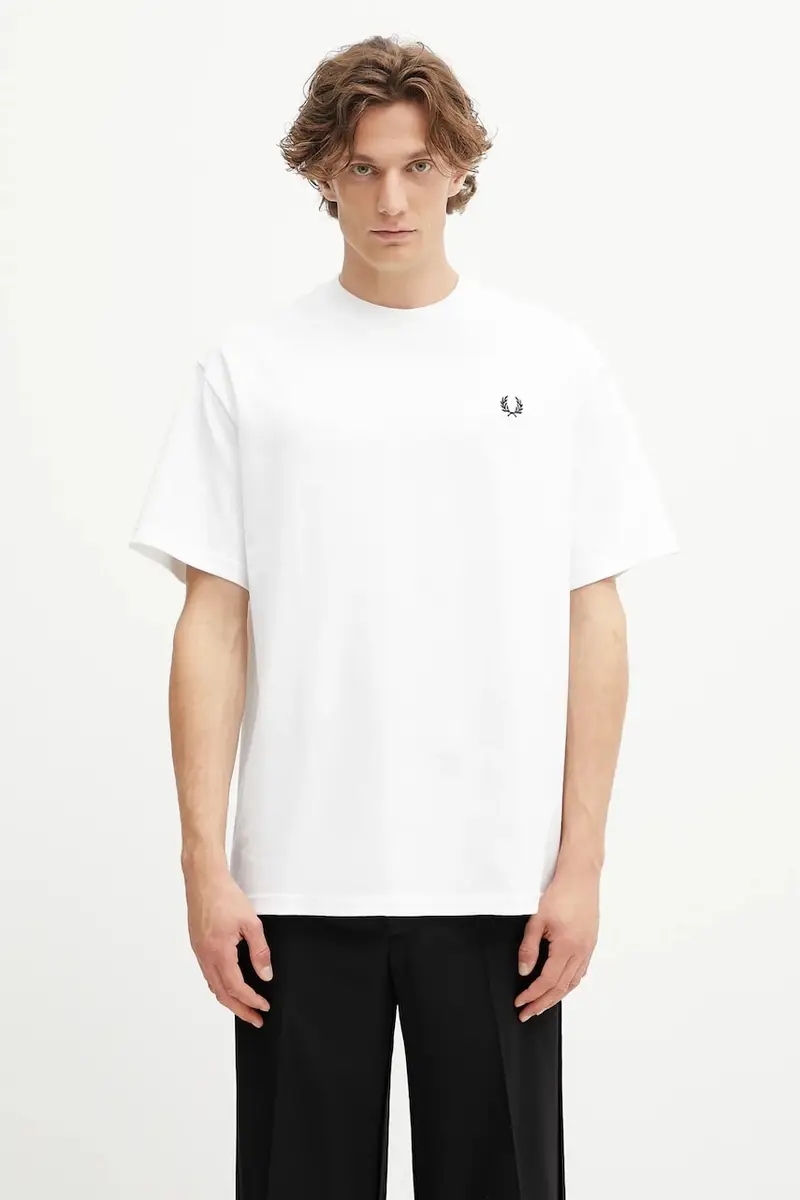 Fred Perry T-shirt Uomo Bianco 2245148