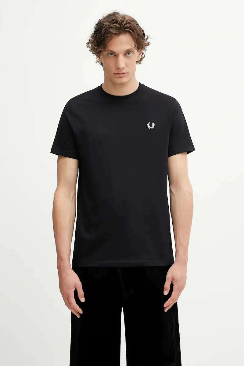 Fred Perry T-shirt Uomo Nero 2258133