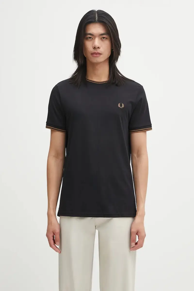 Fred Perry T-shirt Uomo Nero 2258728