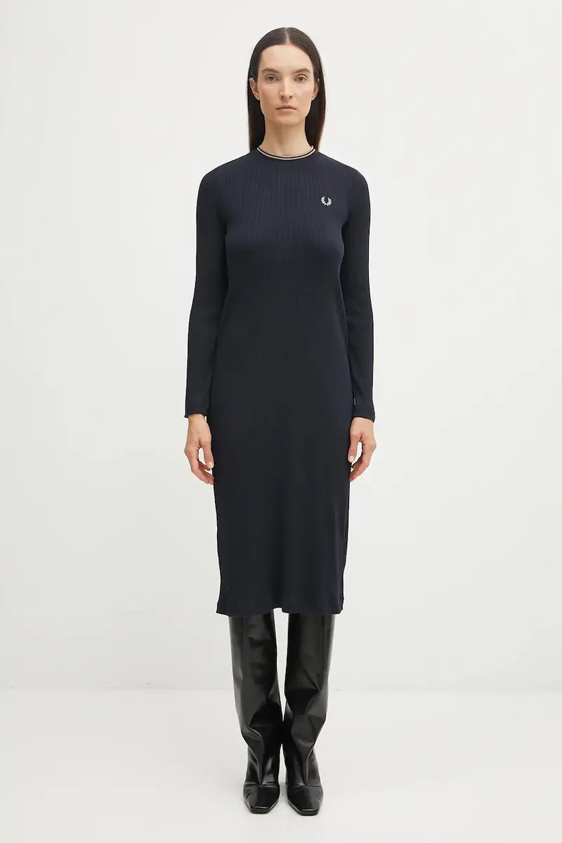 vestito colore blu navy D1179