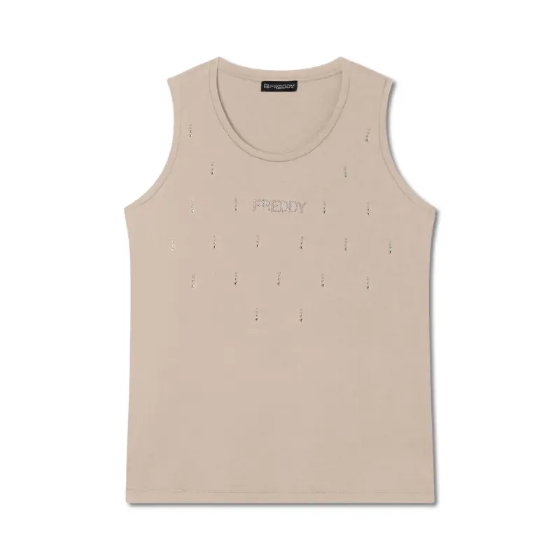 Canottiera da donna in jersey Freddy College Luxe