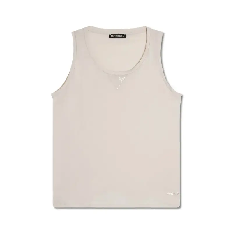 Canottiera da donna in jersey Freddy Regular Fit