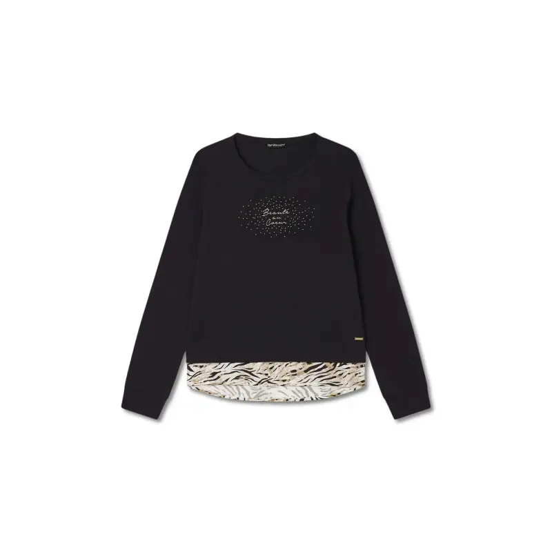 Felpa con camicia donna Freddy