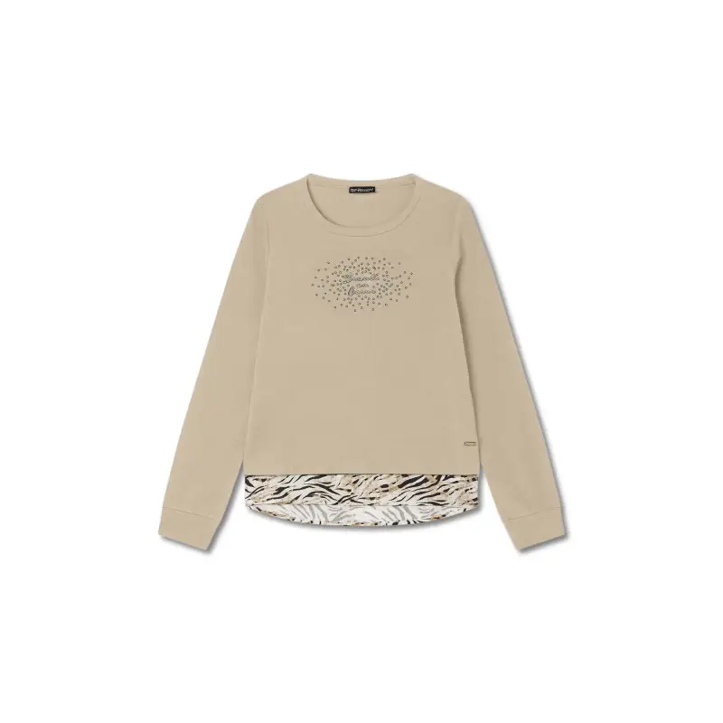 Felpa con camicia donna Freddy