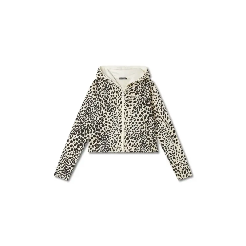 Felpa con cappuccio in French Terry zip completa donna Freddy