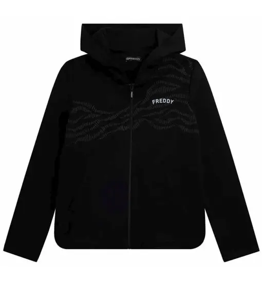 Felpa con cappuccio W - donna Black