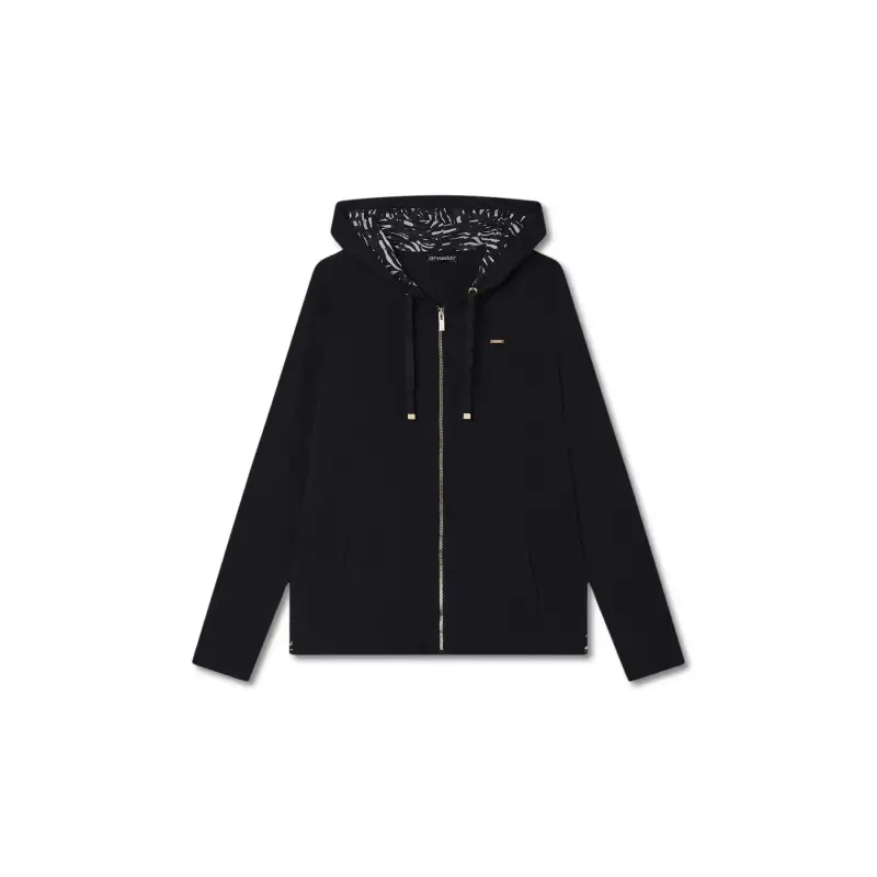 Felpa con cerniera a cappuccio da donna Freddy