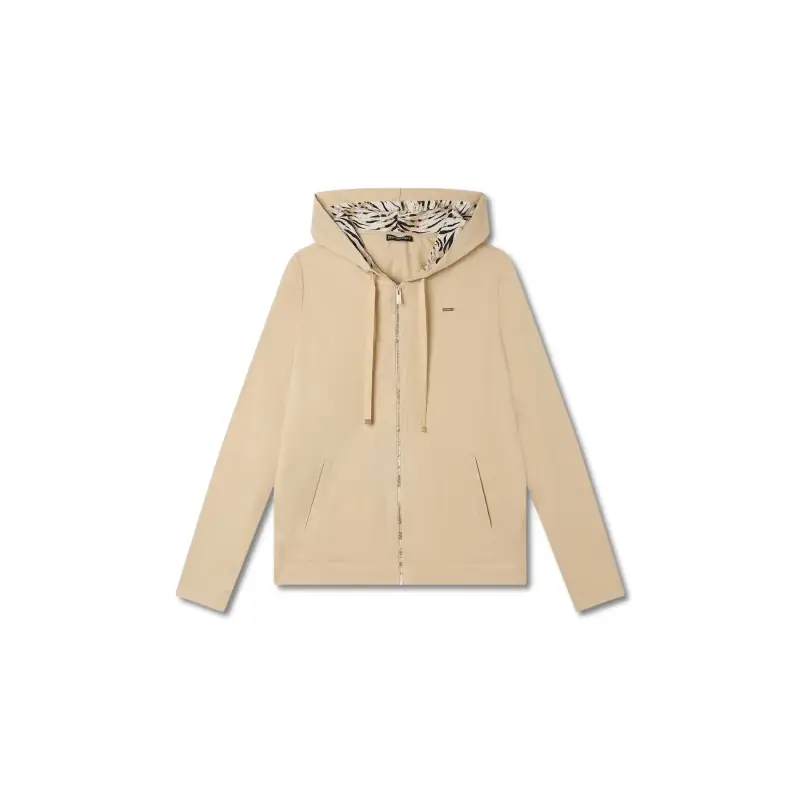 Felpa con cerniera a cappuccio da donna Freddy