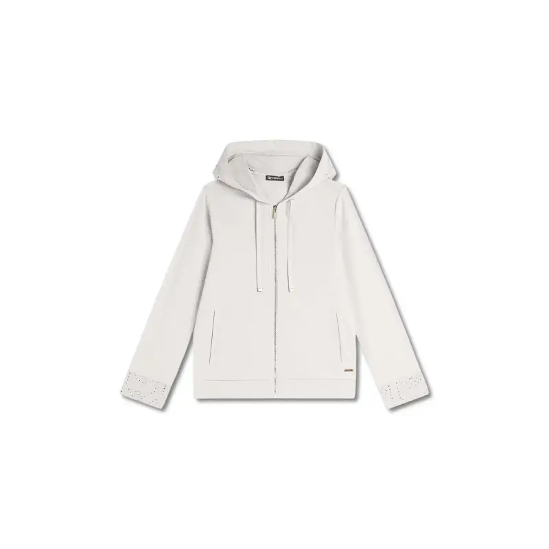 Felpa con cerniera a cappuccio da donna Freddy Pesante