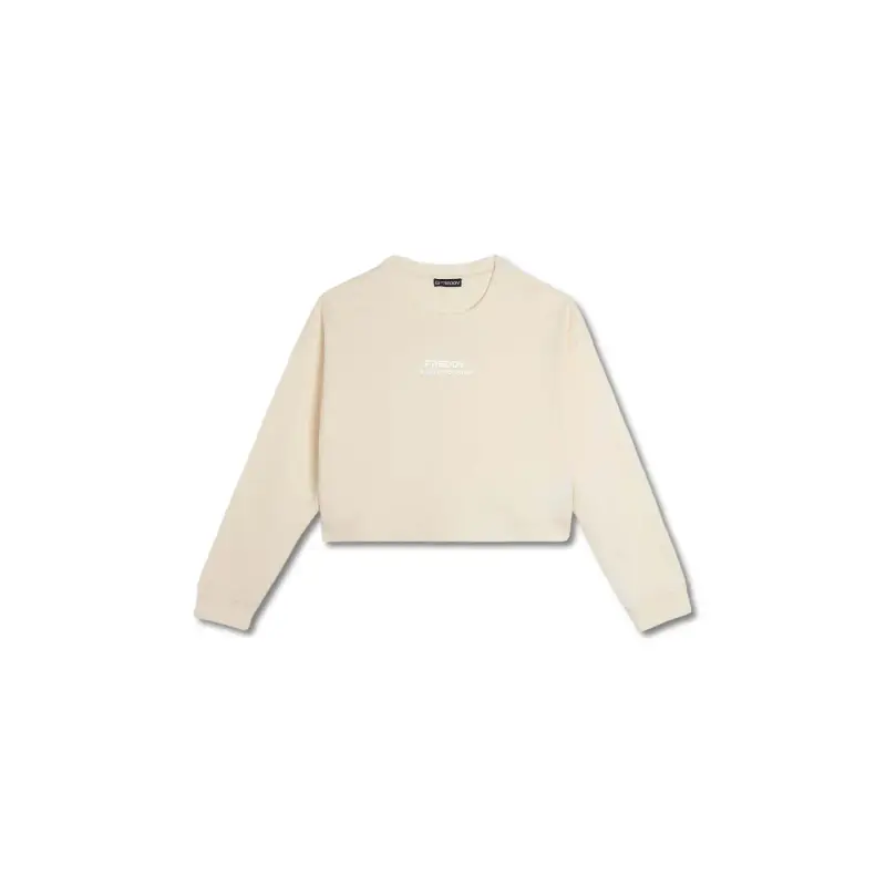 Felpa corta in French Terry donna Freddy