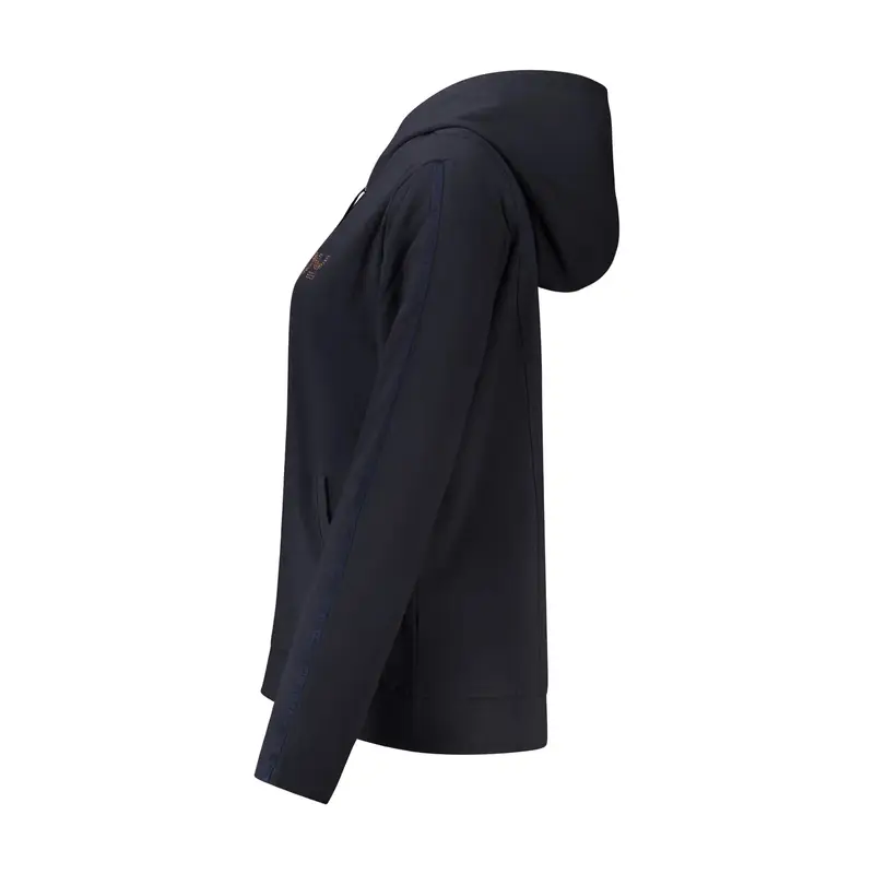 Freddy Felpa Maniche Lunghe Donna Blu con Zip miniatura 3