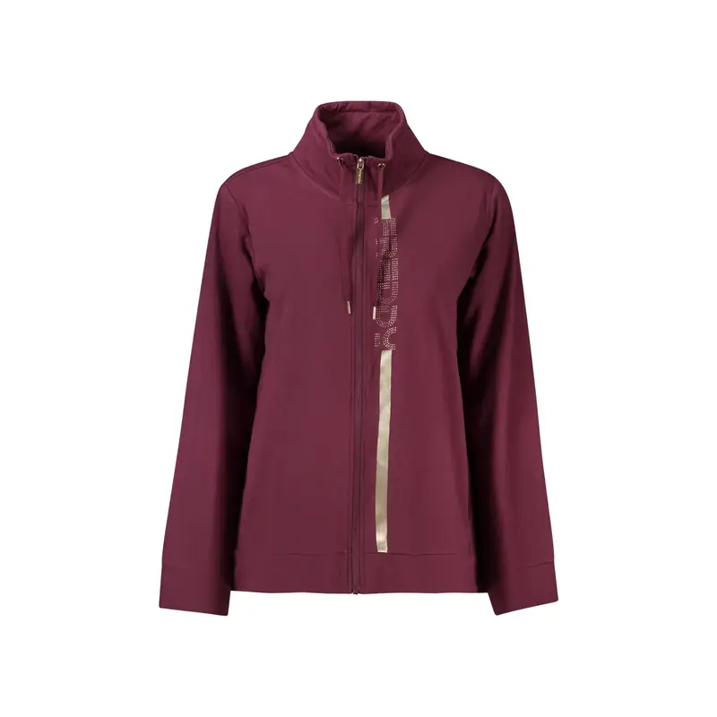 Freddy Felpa Donna Viola con Zip e Maniche Lunghe