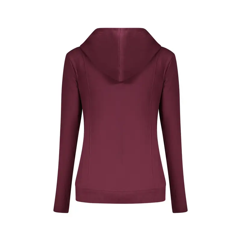 Freddy Felpa Donna Viola con Zip e Cappuccio miniatura 2
