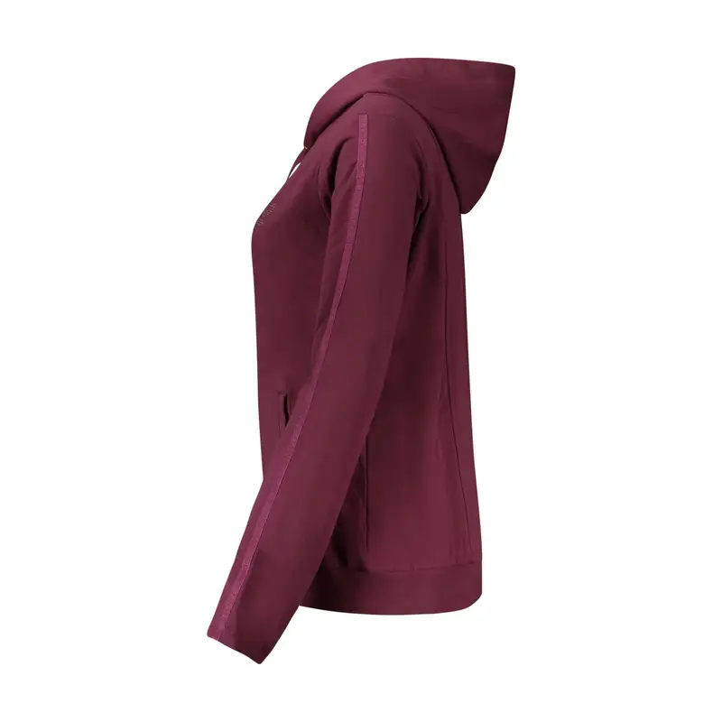 Freddy Felpa Donna Viola con Zip e Cappuccio miniatura 3