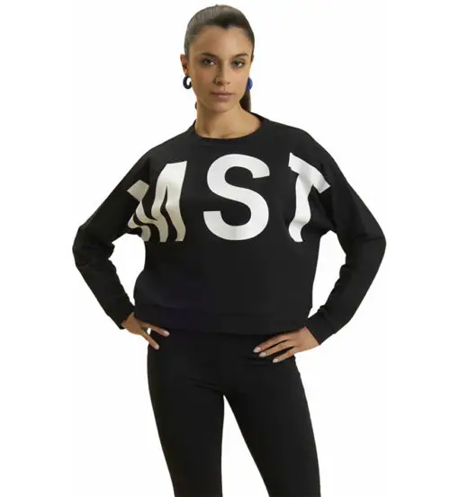 Felpa W - donna Black