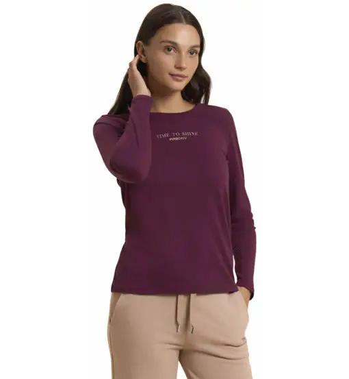 Maglia manica lunga W - donna Red