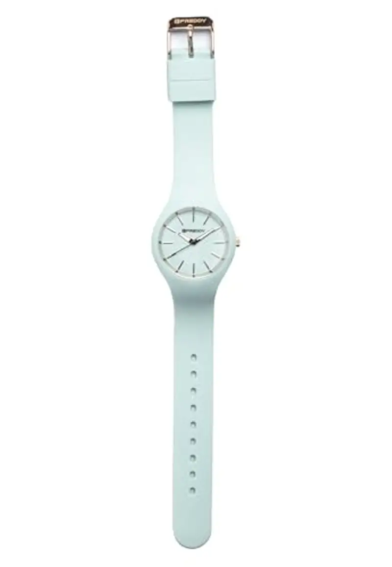 FREDDY - Orologio Donna Cinturino Silicone Verde Salvia E Dettagli Oro, Donna, Verde, Unica miniatura 2