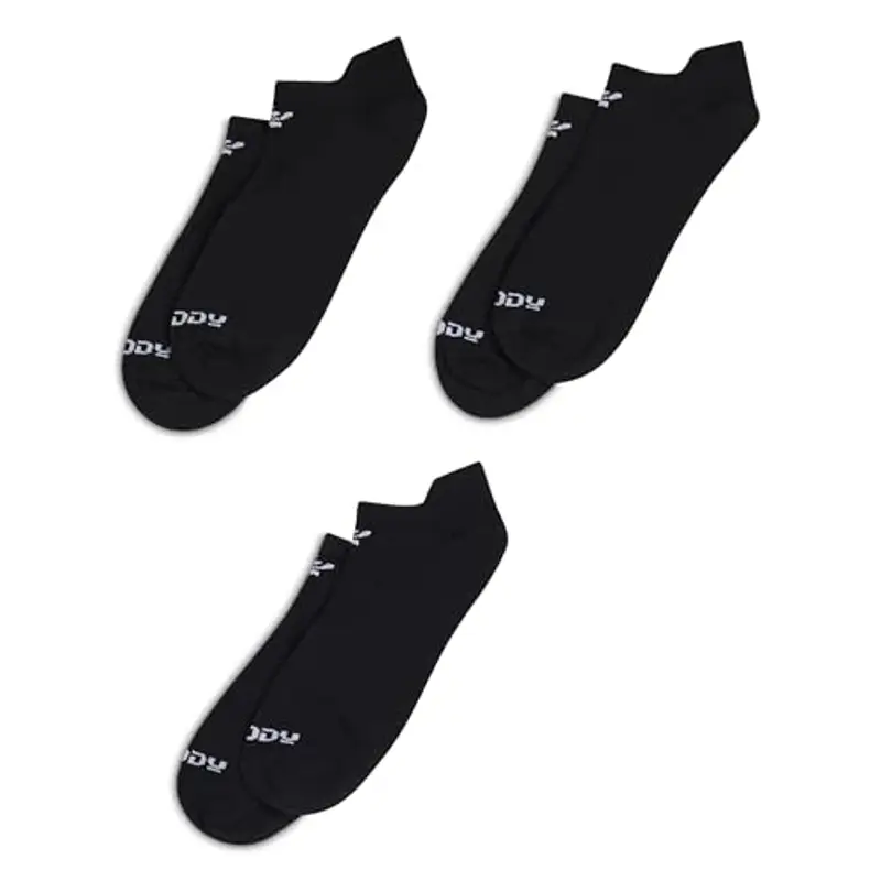 FREDDY - Pack 3 Calzini Sportivi Corti Con Linguetta Antiscivolo, Unisex, Nero, 35-38 miniatura 3