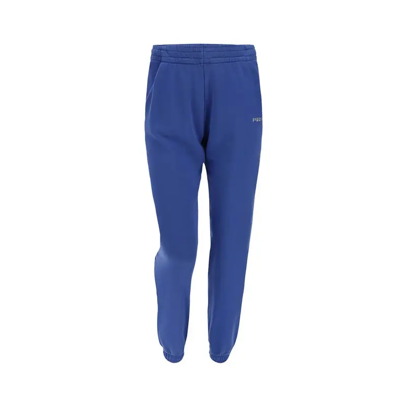 Pantaloni Con Polsino Blu Donna XS