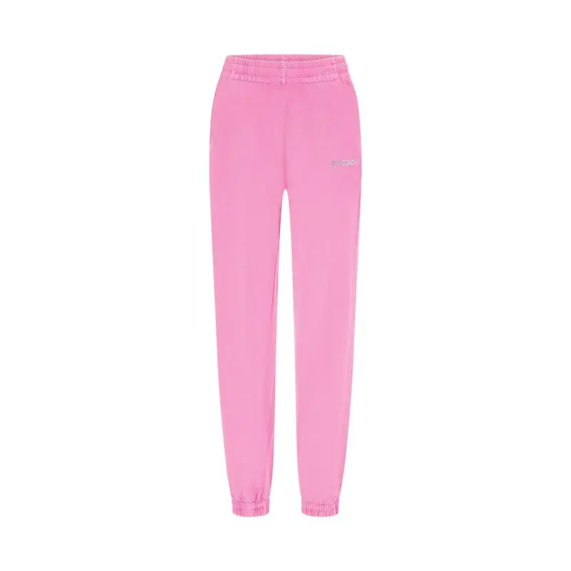 Pantaloni Con Polsino Fucsia Donna XS