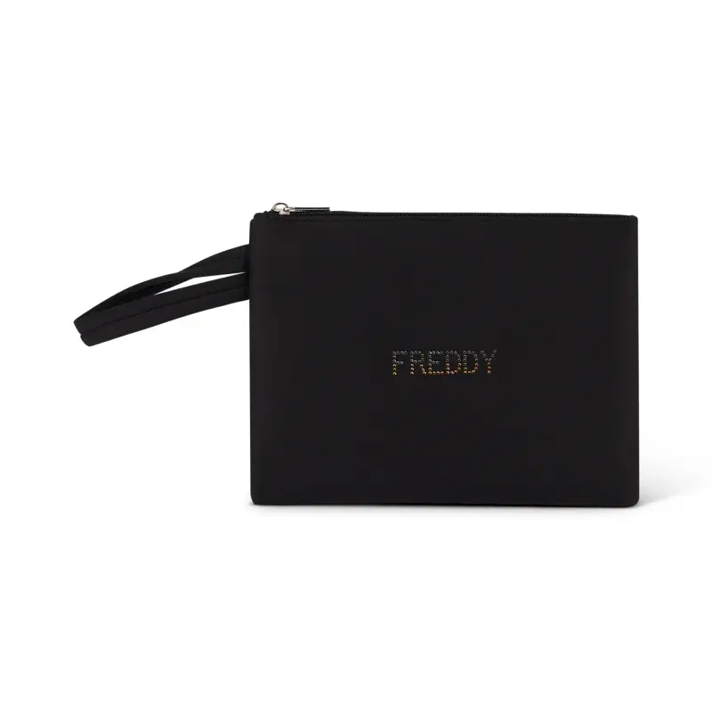 Pochette in neoprene con logo donna Freddy