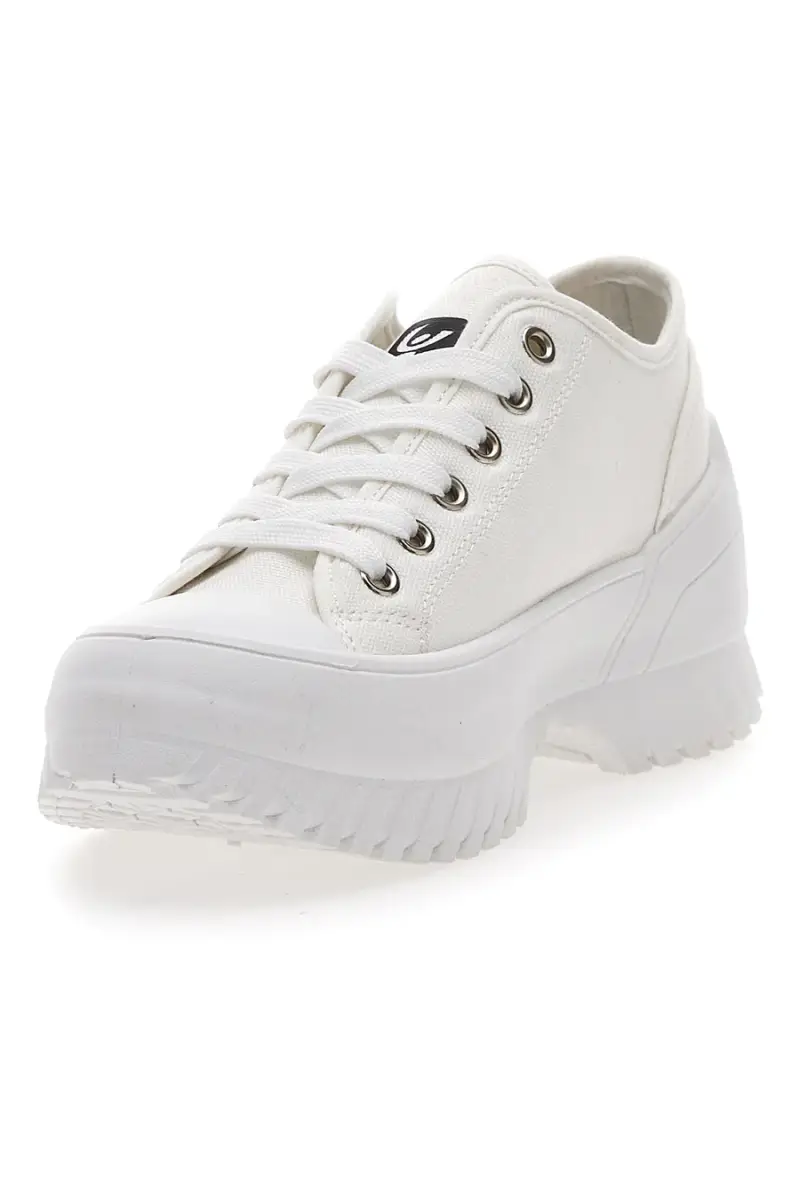 Sneakers Bianche con Platform Freddy 7601 [BIANCO] miniatura 3