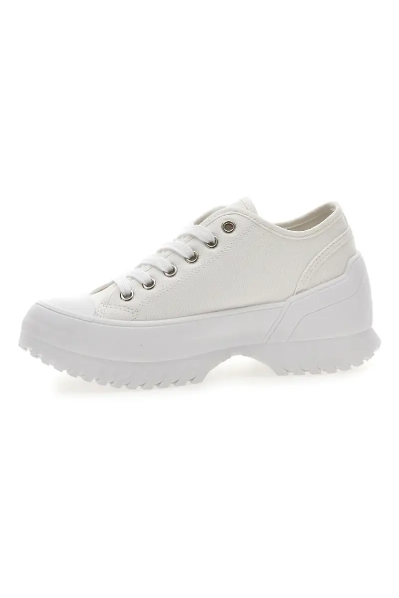 Sneakers Bianche con Platform Freddy 7601 [BIANCO] miniatura 4
