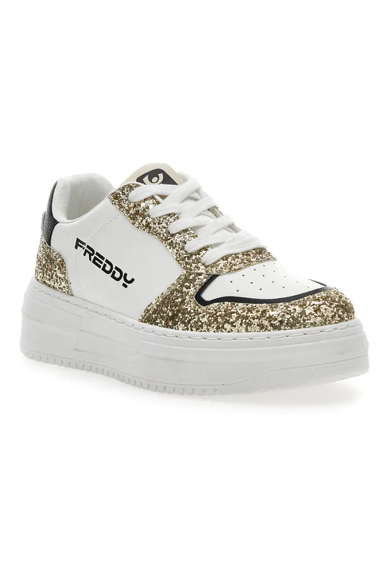 Sneakers Freddy 8753 Bianche [ORO] miniatura 2