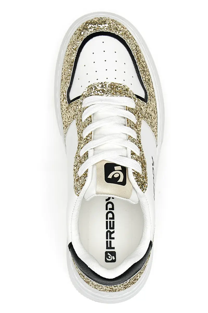 Sneakers Freddy 8753 Bianche [ORO] miniatura 5