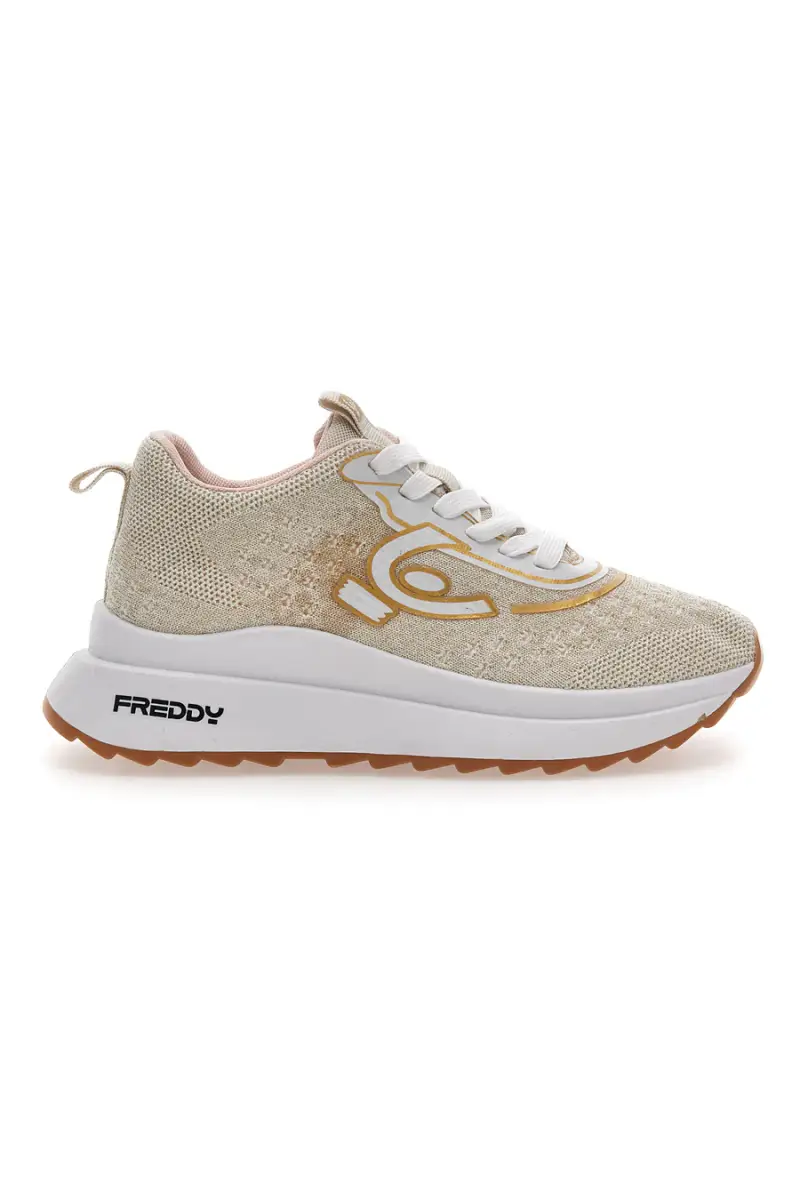Sneakers Panna da Donna Freddy 7552 [WHITE