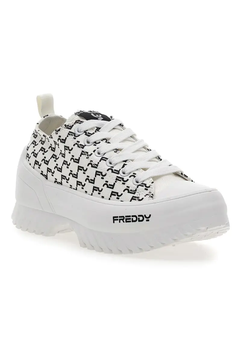 Sneakers Platform Bianche Freddy 7582 [WHITE miniatura 2