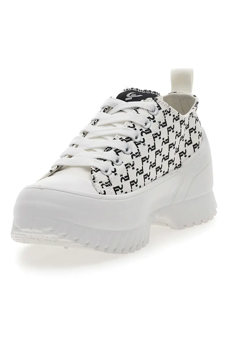 Sneakers Platform Bianche Freddy 7582 [WHITE miniatura 3