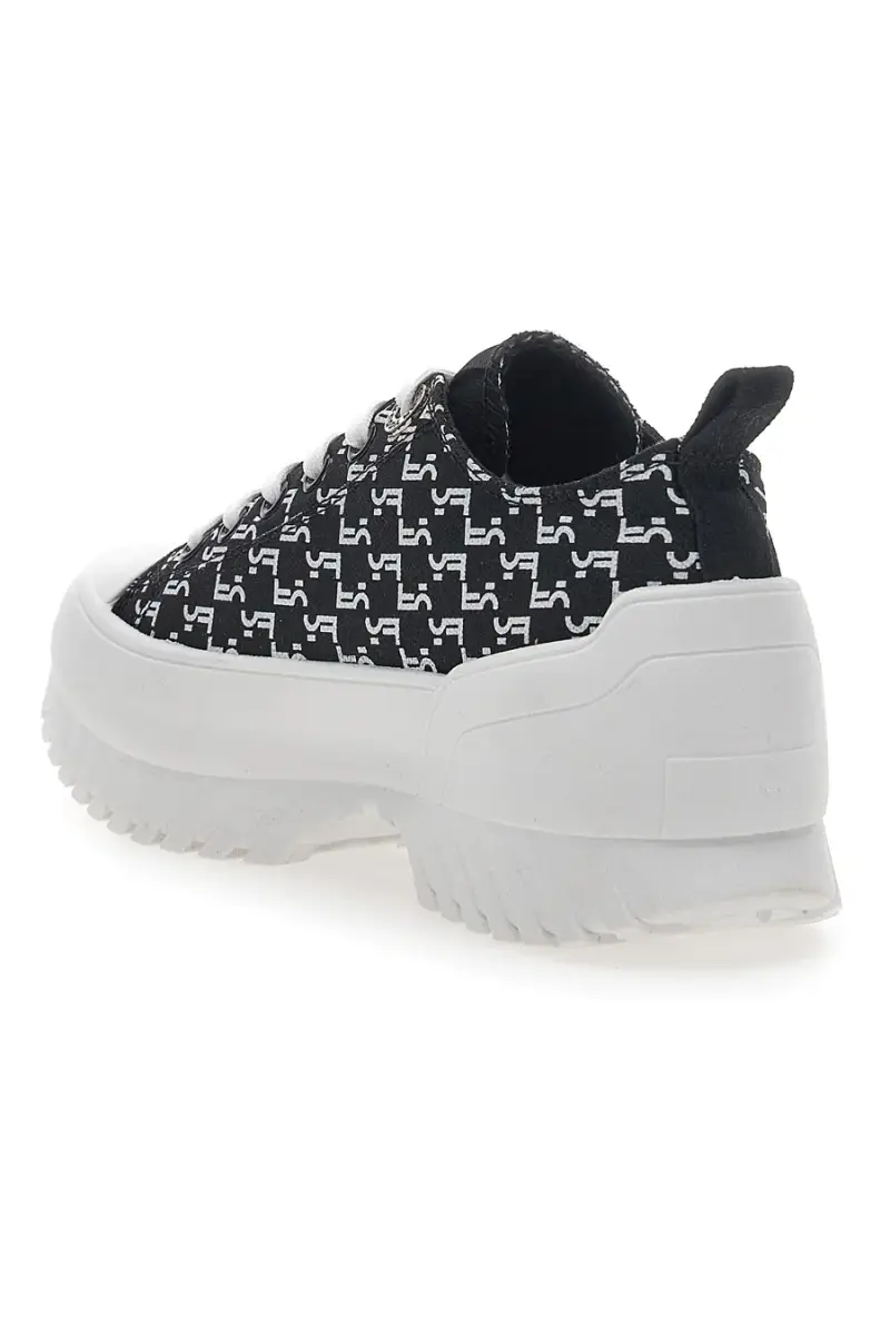 Sneakers Platform Nere Freddy 7582 [NERO miniatura 3