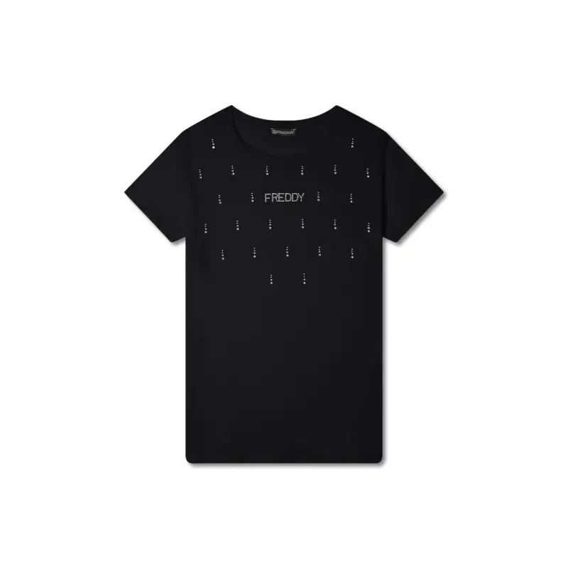 T-shirt in jersey da donna Freddy College Luxe