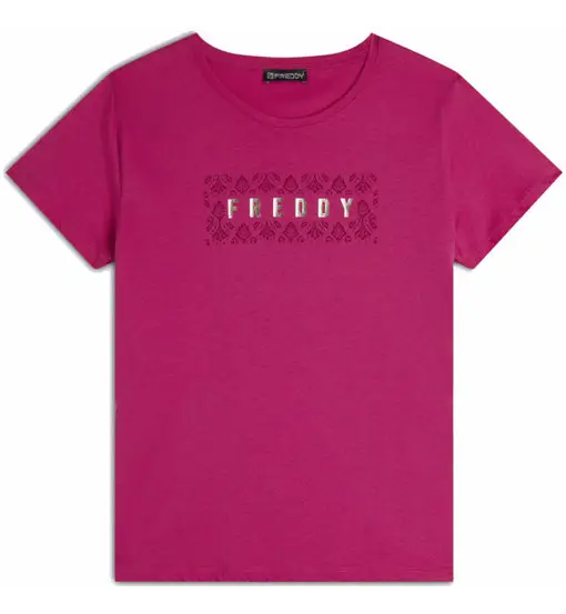 T-shirt W - donna Dark Pink