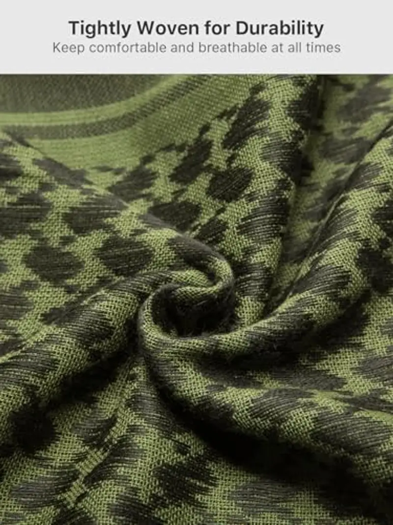 FREE SOLDIER Sciarpa 100% Cotone Militare Shemagh Desert Tactical Kefiah Testa Sciarpa Collo Avvolgere Sciarpa Arabo miniatura 2