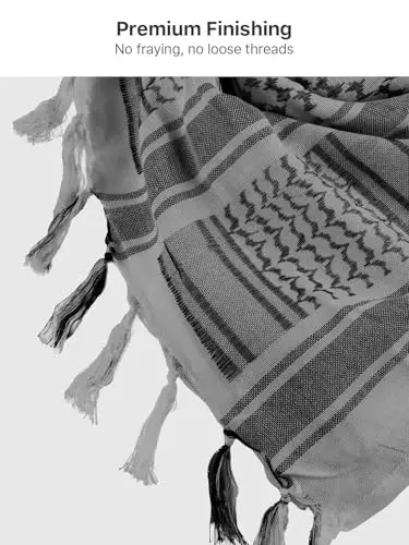 FREE SOLDIER Sciarpa 100% Cotone Militare Shemagh Desert Tactical Kefiah Testa Sciarpa Collo Avvolgere Sciarpa Arabo miniatura 3