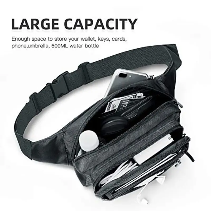 FREETOO Marsupio Nero 1601436 miniatura 3