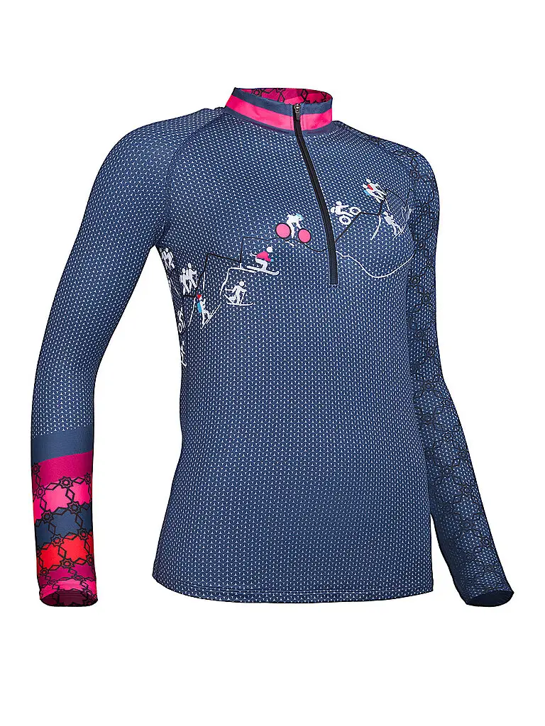 Maglia intima da donna MountainMadl blu | S