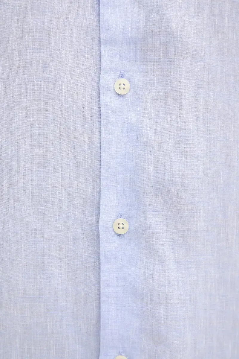 camicia di lino uomo colore blu 1060.05 miniatura 5