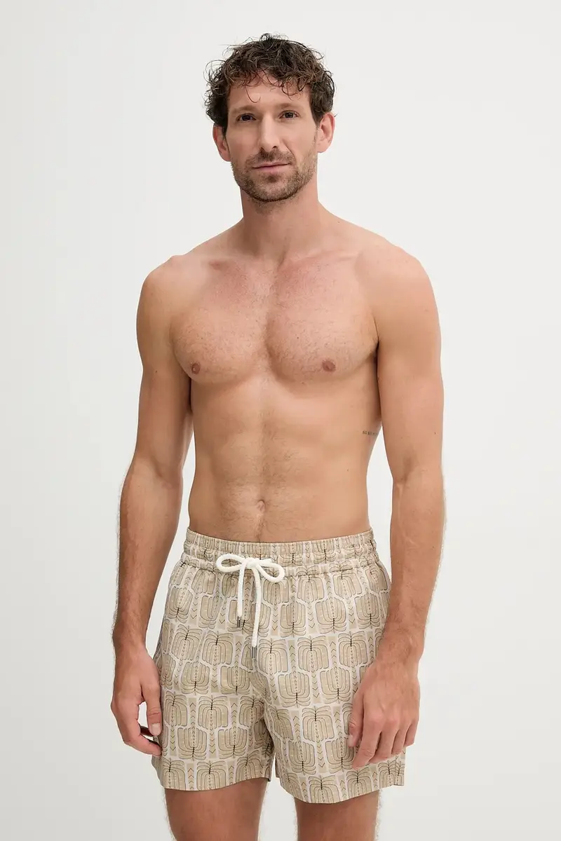 pantaloncini da bagno colore beige 2616.843 miniatura 2