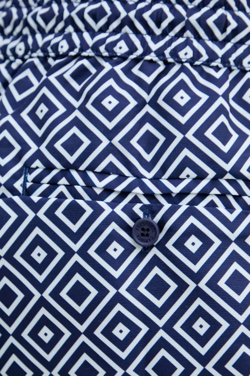 pantaloncini da bagno colore blu navy 1007.04 miniatura 4