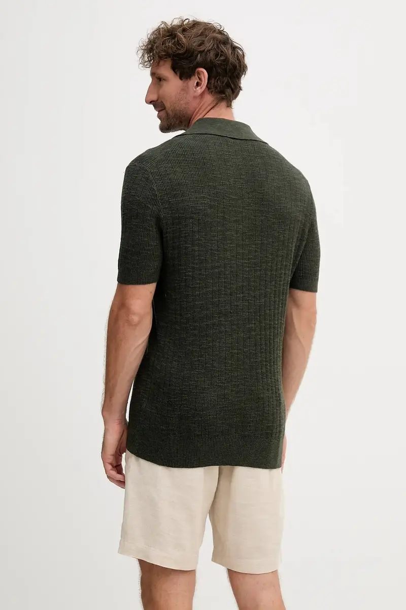 Frescobol Carioca Polo Uomo Verde 3277432 miniatura 3