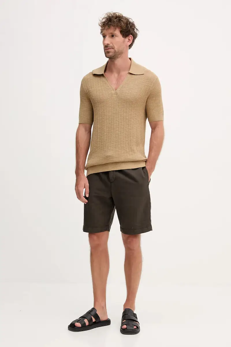 Frescobol Carioca Polo Uomo Verde 3277455 miniatura 2