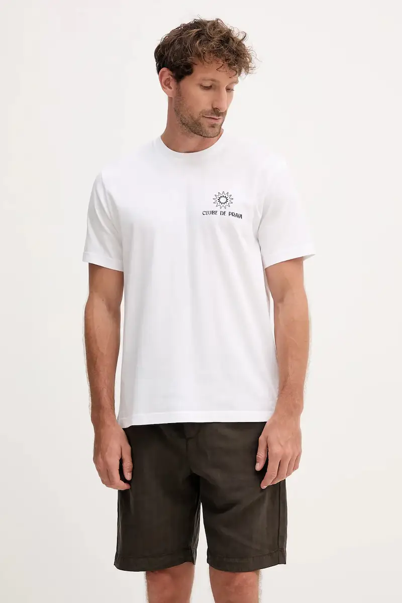 Frescobol Carioca T-shirt Uomo Bianco 3243201