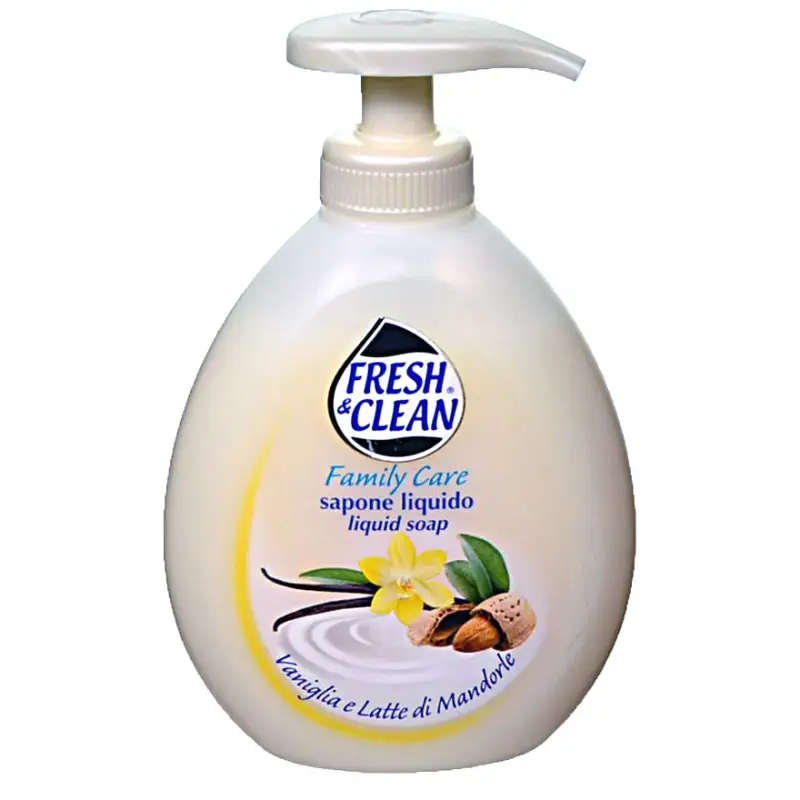 Fresh&Clean Fresh & Clean Family Care Sapone Liquido Vaniglia E Latte Di Mandorle 300 Ml