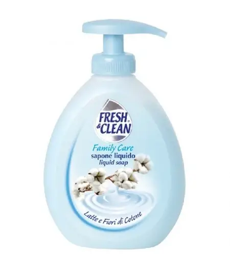 Fresh&Clean Sapone Liquido 300 Ml Latte E Fiori Di Cotone