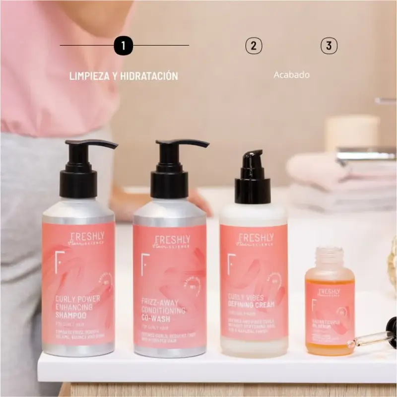 Cura dei Capelli Frizz-Away Conditioning Co-Wash - Shampoo capelli ricci, Shampoo delicato, Capelli ricci, Capelli normali miniatura 5