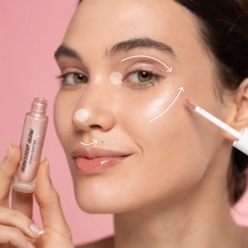 Incarnato Iridescent Glow Highlighter Cotton Candy - Illuminante viso miniatura 3